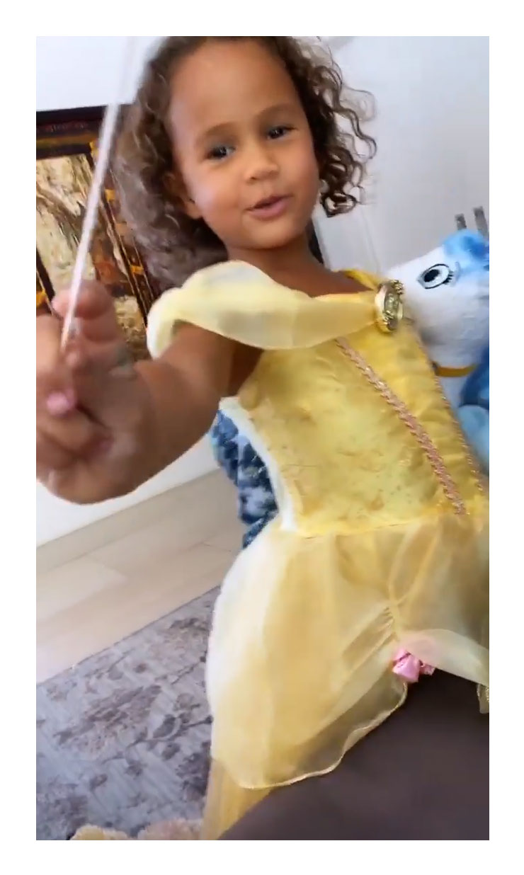 Luna Princess Belle Dress Chrissy Teigen Instagram