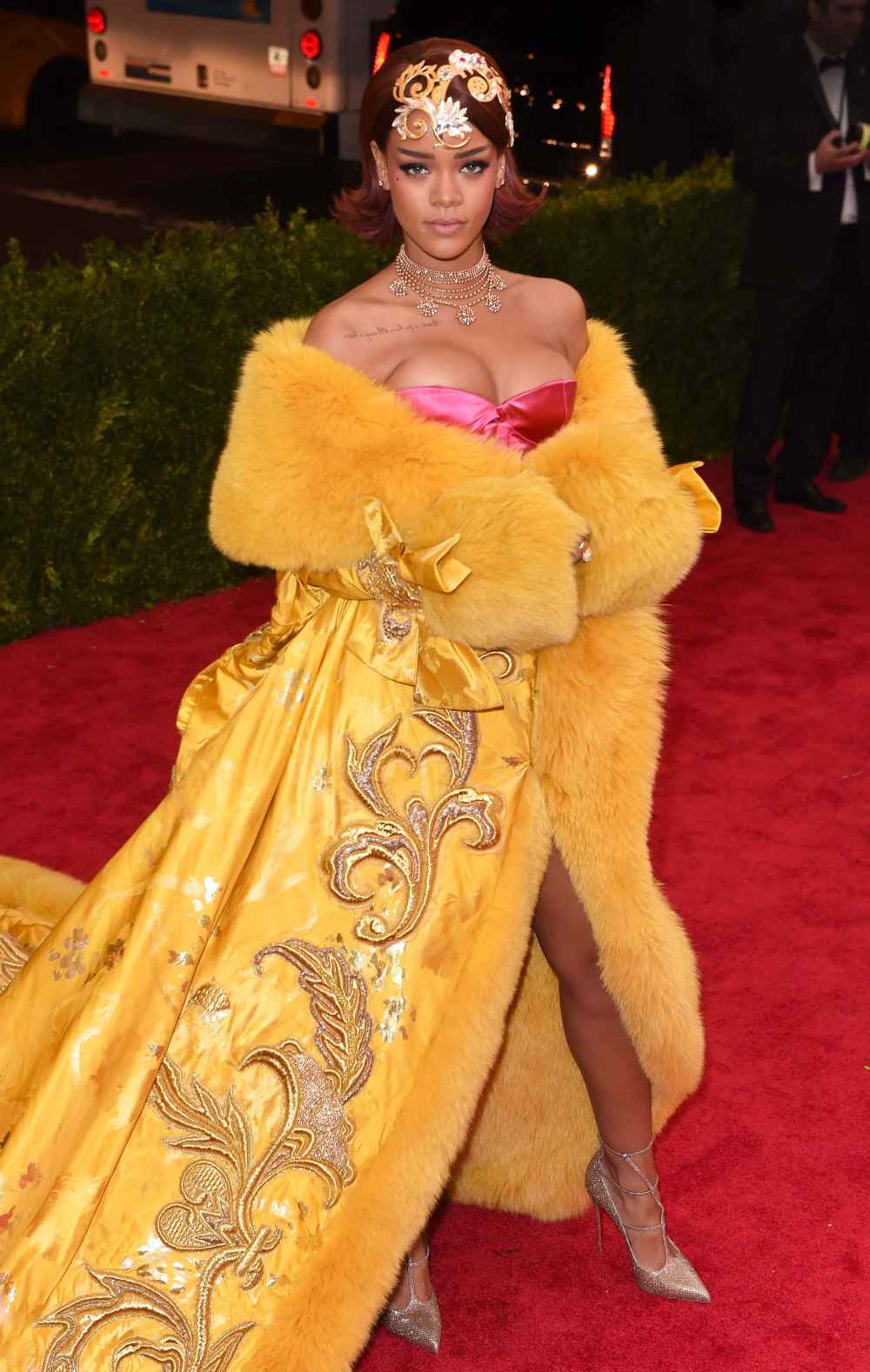 Rihanna Worried She’d Look Like ‘A Clown’ in Her 2015 Met Gala Dress