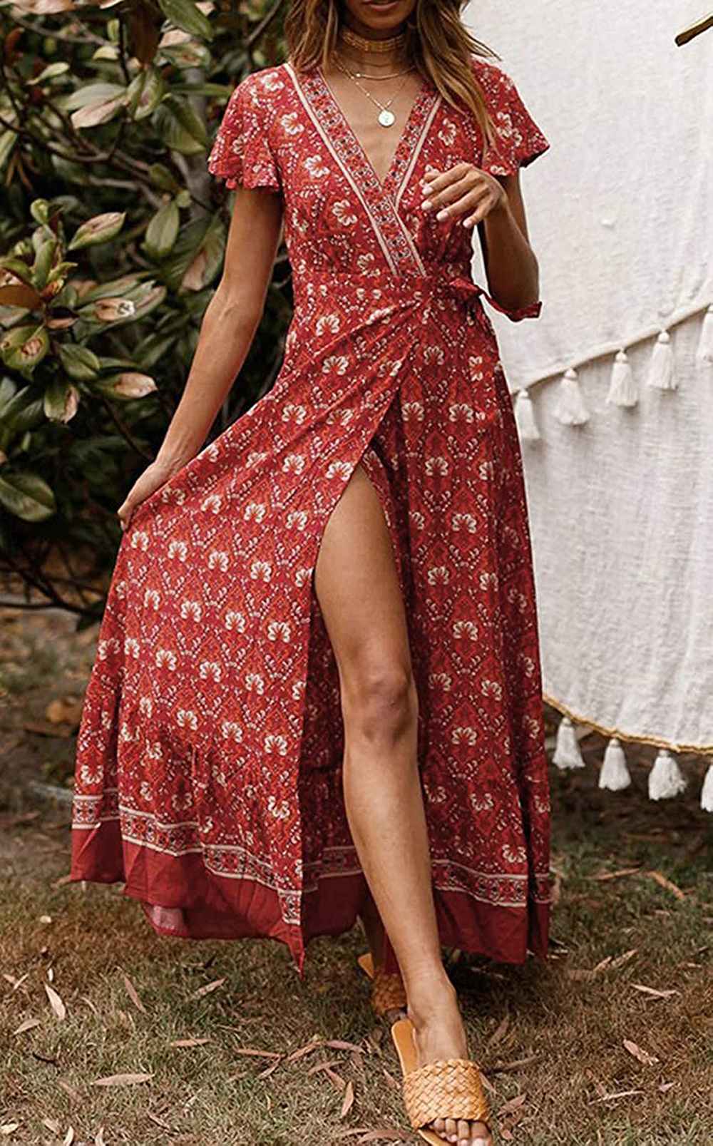 Zesica Maxi Wrap Dress Will Have You Turning Heads Us Weekly 