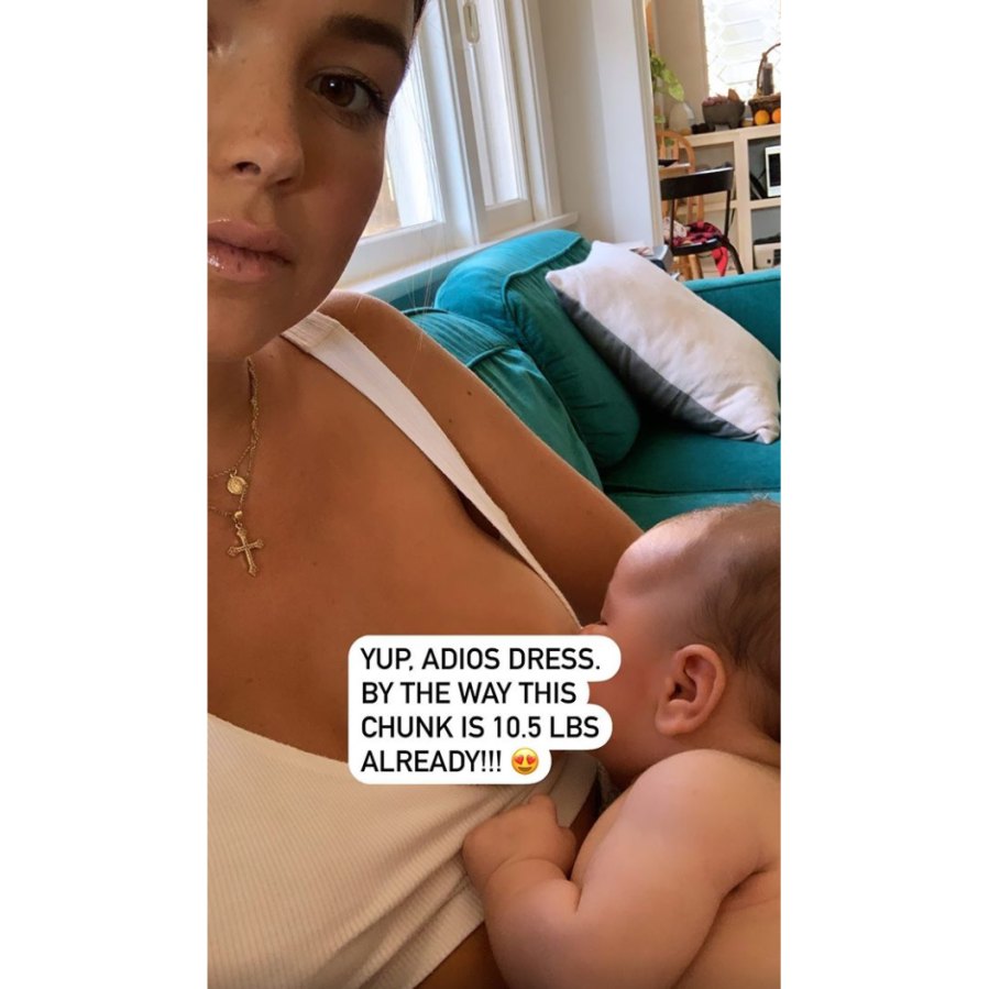 Bekah Martinez Franklin breastfeeding