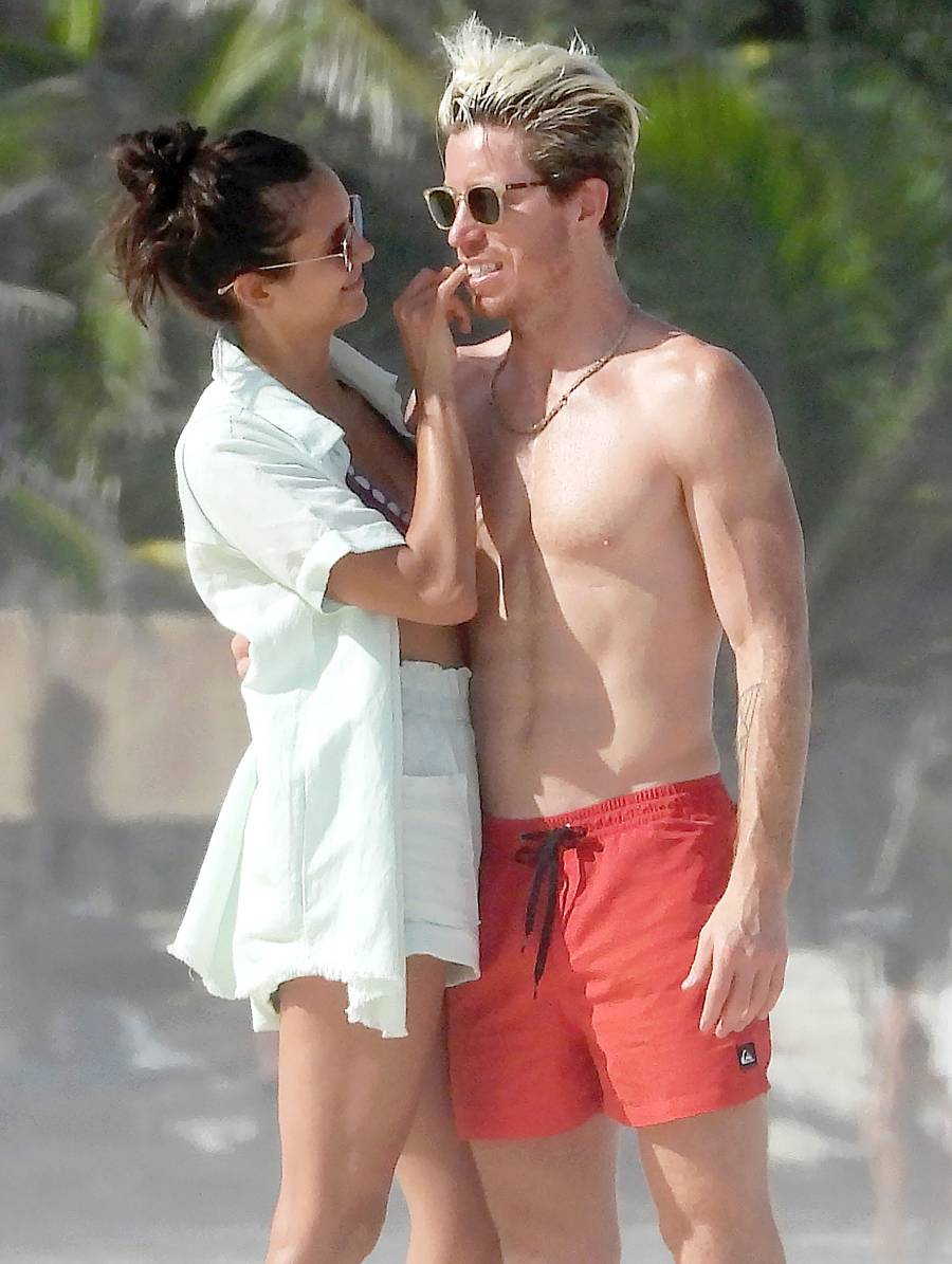 Nina Dobrev Shaun White Pack On PDA Vacation