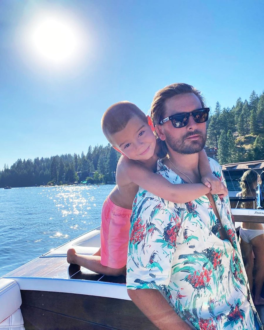 Scott Disick and Reign On A Boat