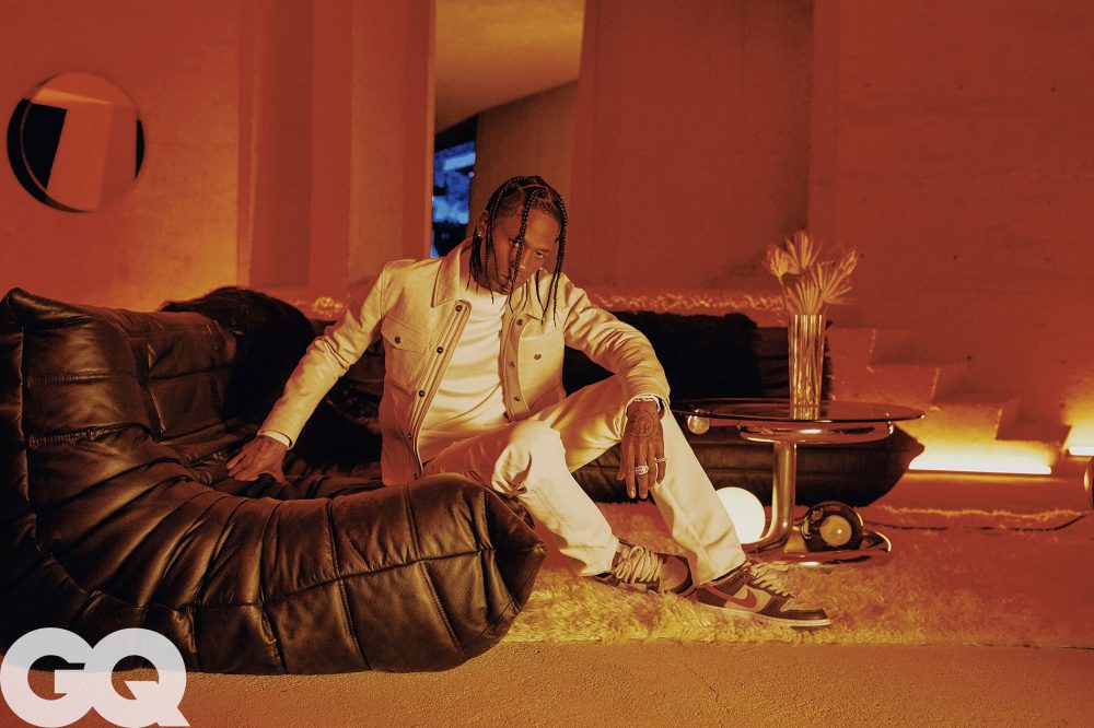 Travis Scott in GQ Travis Scott Says He Keeps Daughter Stormi Aware of the World and is Always Instilling Knowledge