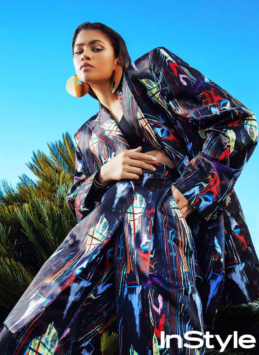 Zendaya Wears All Black Designers for InStyle September 2020 Cover