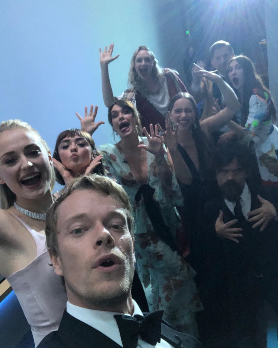 2019 alfieeallen emmy award selfies