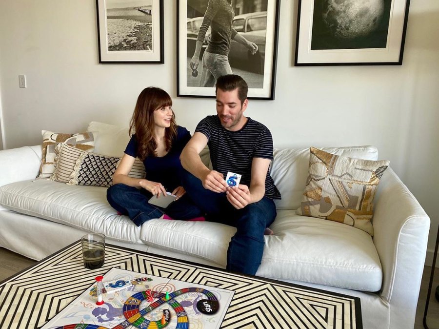 Jonathan Scott and Zooey Deschanel September 2020