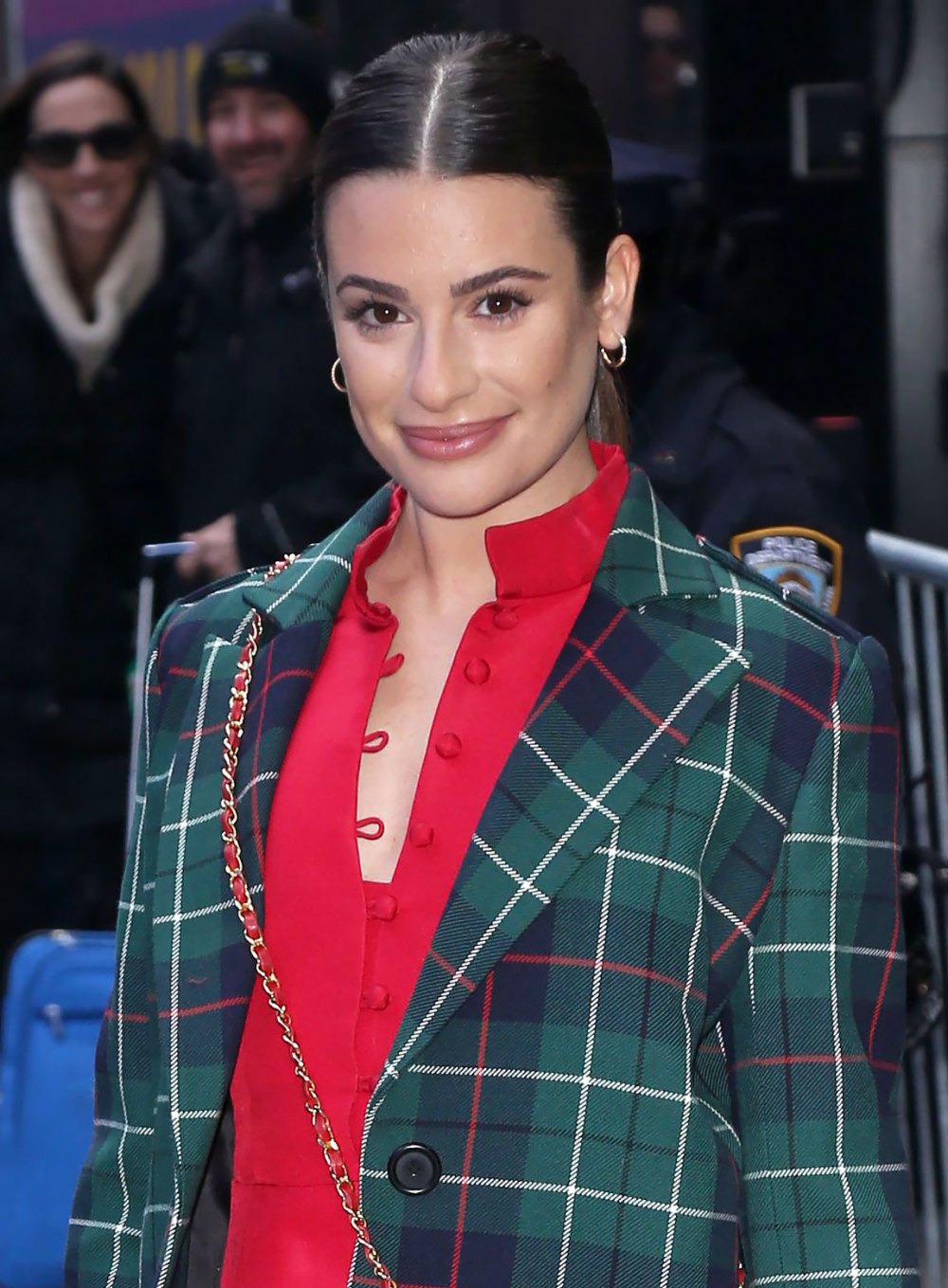 Lea Michele Steps Out for 1st Time Since Giving Birth to Son Ever