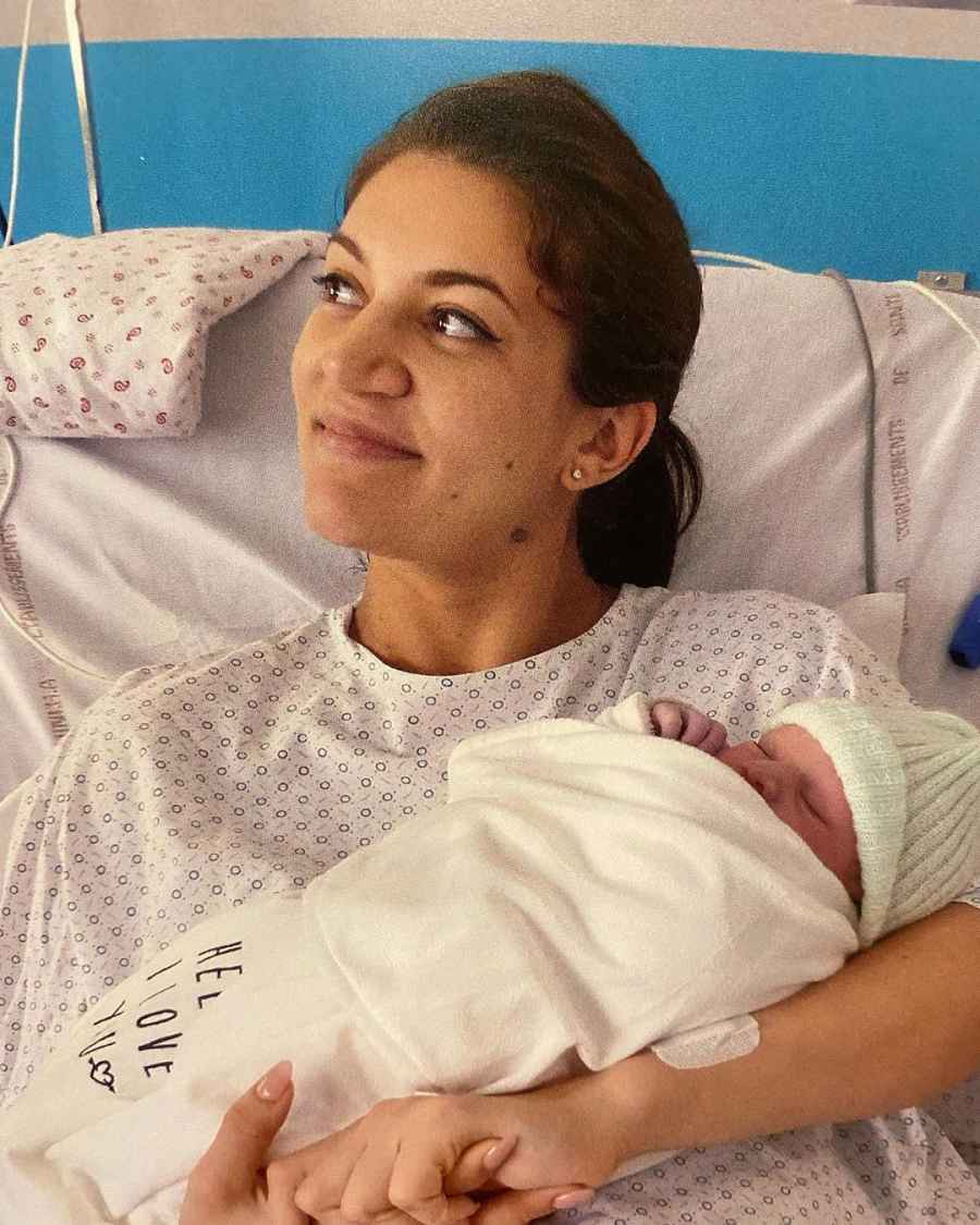 Sophie Brussaux and Adonis Birthday Hospital Baby