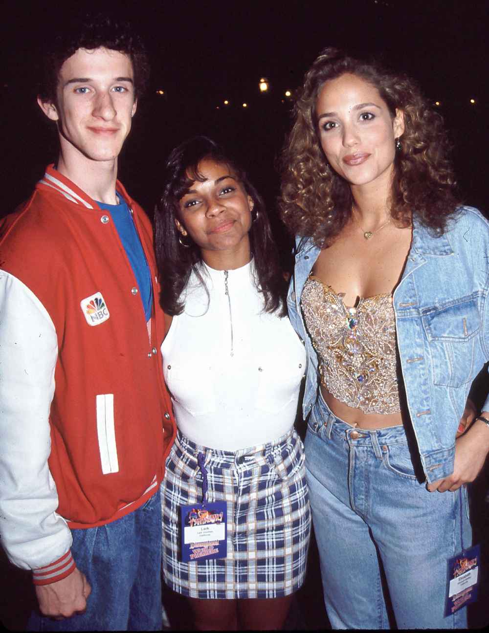 Dustin Diamond Lark Voorhies and Elizabeth Berkley in 1992 Elizabeth Berkley Has Not Spoken to Dustin Diamond Since Saved By the Bell Wrapped