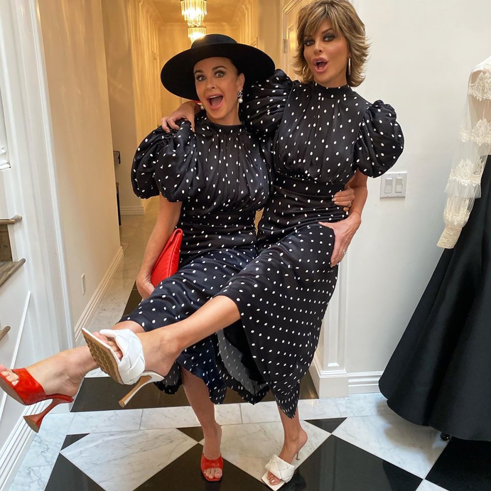 Lisa Rinna and Kyle Richards Twin in Polka Dots: 'Oops We Did It Again'