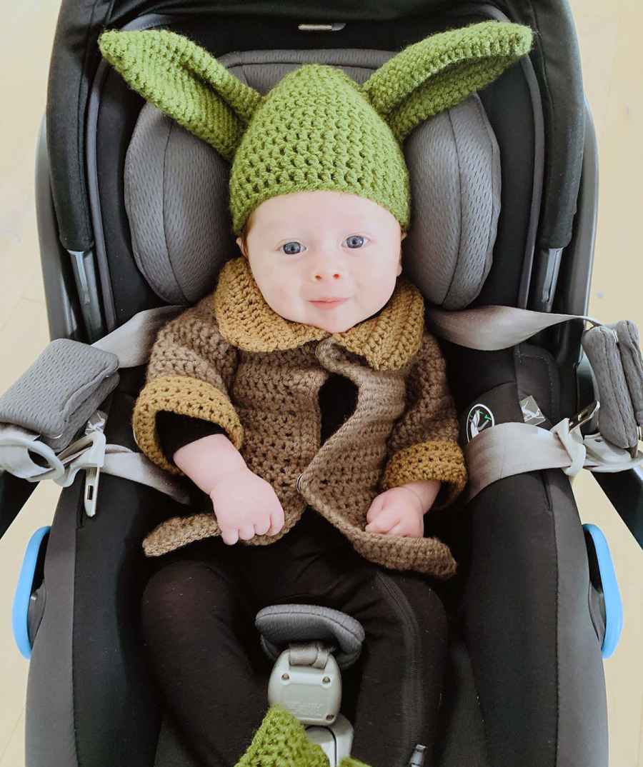 Nikki Bella and Artem Chigvintsev’s Son Rocks Baby Yoda Halloween Costume