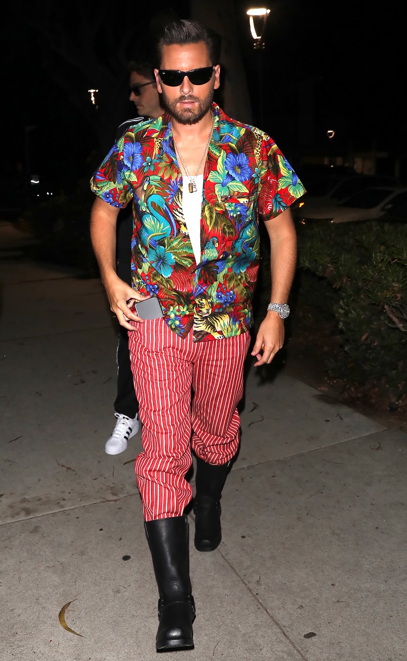 Scott Disick Attends Halloween Party With Amelia Hamlin After Cozy Pics With Kourtney Kardashian