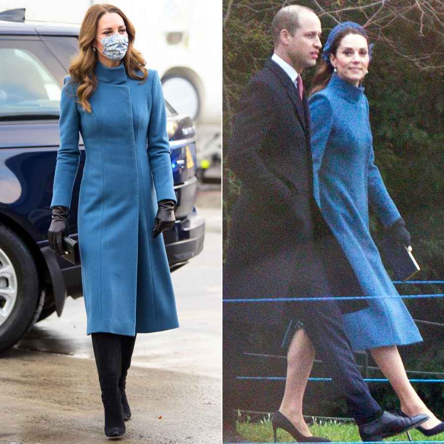 Duchess Kate Rewears a Perfectly Tailored Catherine Walker Coat