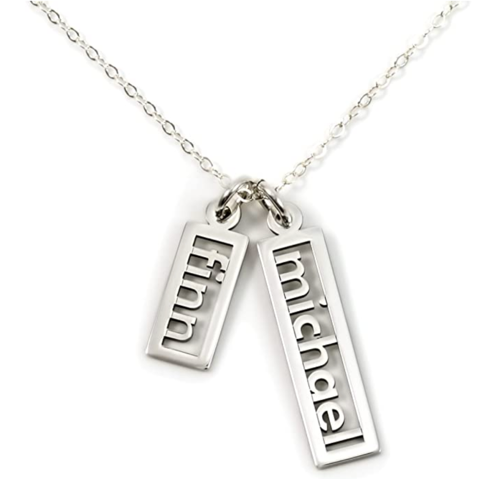 AJ's Collection Personalized Necklace Open Double