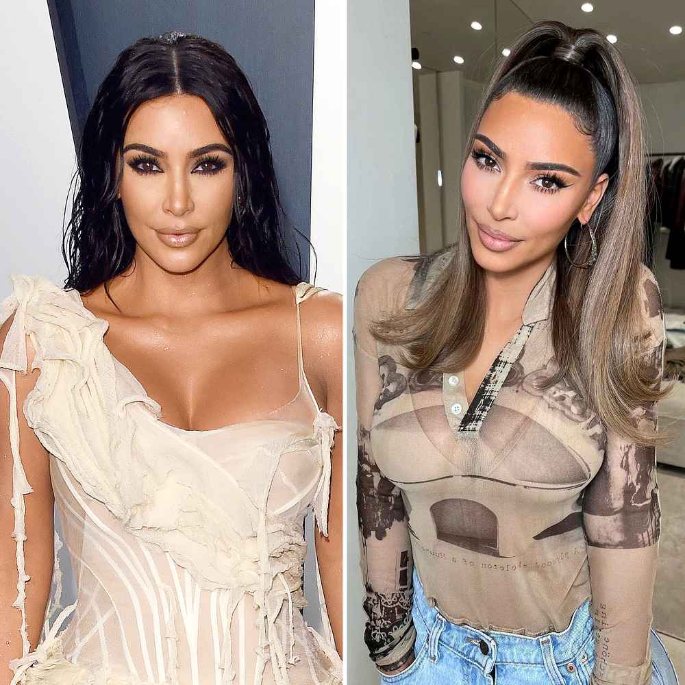Kim Kardashian Debuts New Hairstyle Amid Kanye West Marital Woes