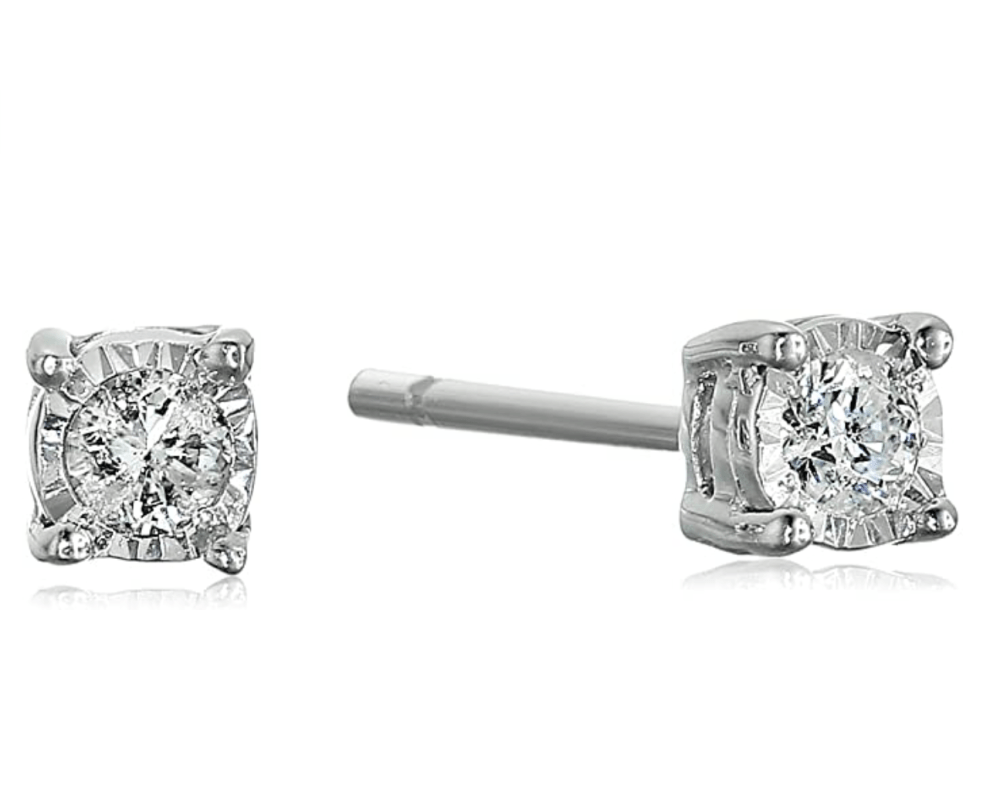 Amazon Collection Diamond Stud Earrings
