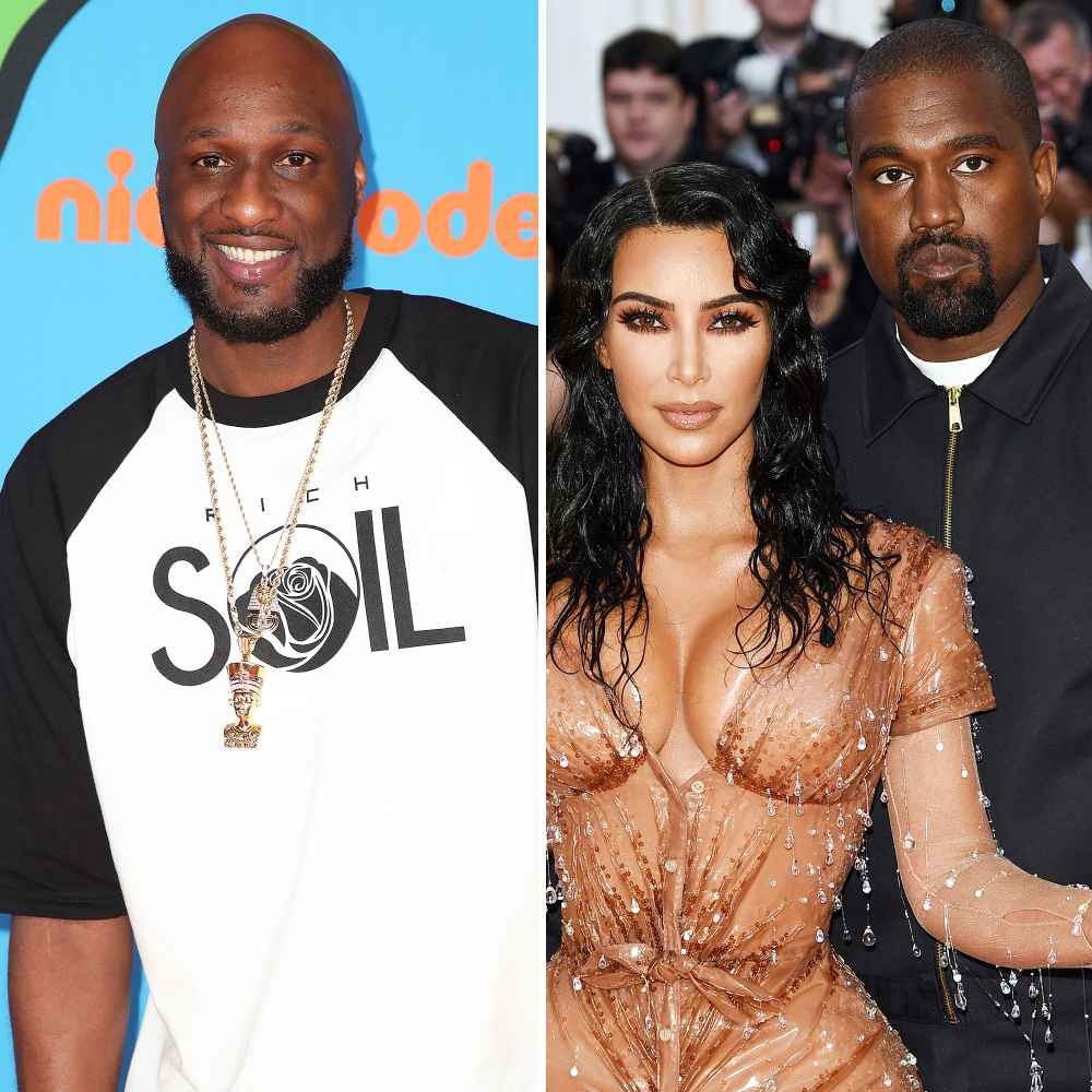 Lamar Odom Weighs in on Kim Kardashian Kanye West Split Rumors