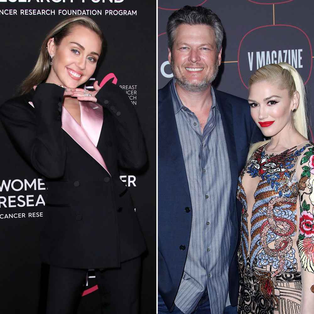 Miley Cyrus Volunteers to Be Gwen Stefani and Blake Shelton Wedding Singer Best Behavior
