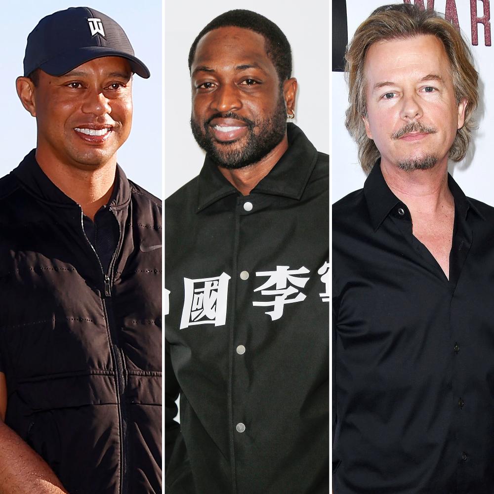Tiger Woods Plays Golf With Dwyane Wade and David Spade 1 Day Before Car Accident 1