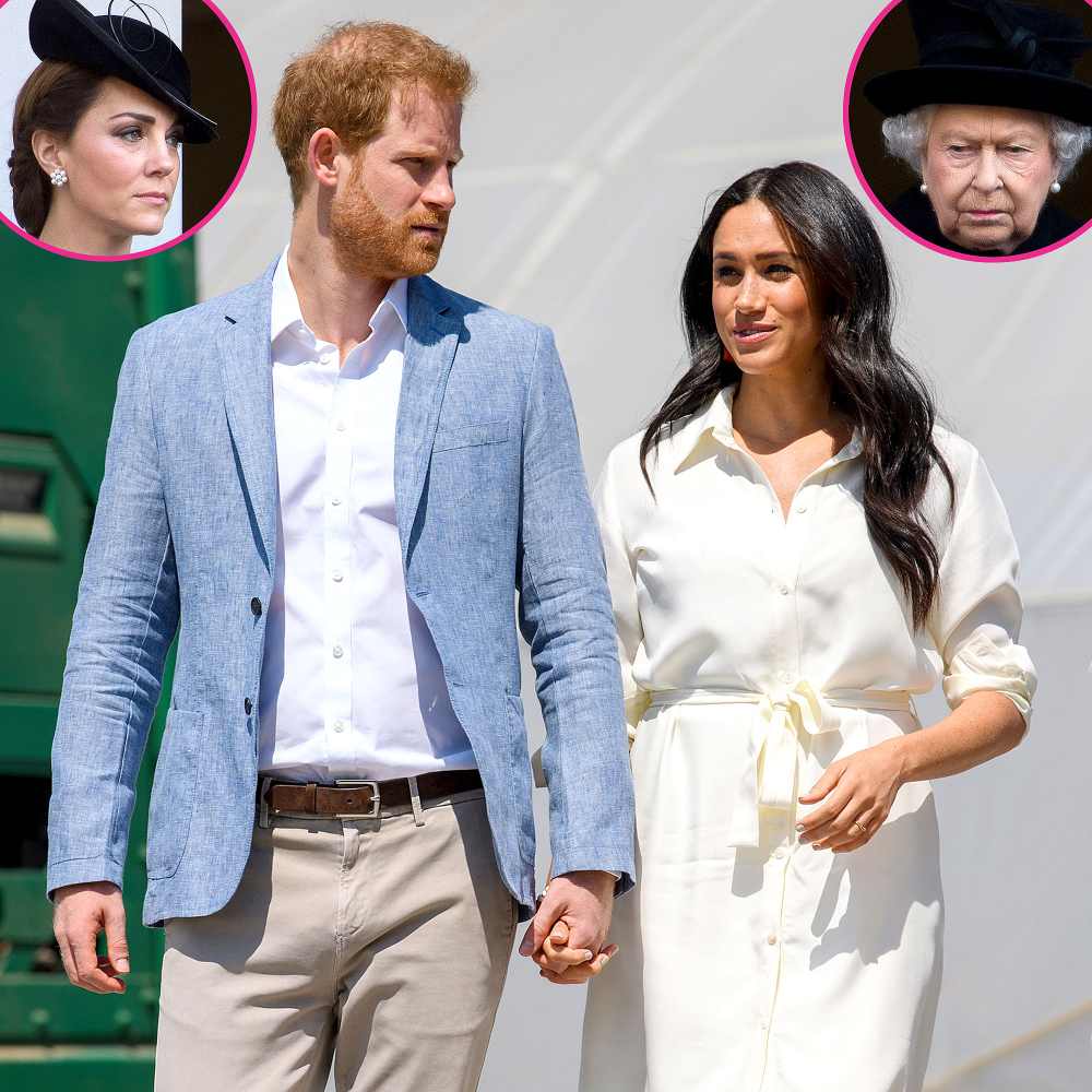 Hot Hollywood Podcast Duchess Kate Queen Elizabeth II Reaction Meghan Markle Prince Harry Tell-All Interview