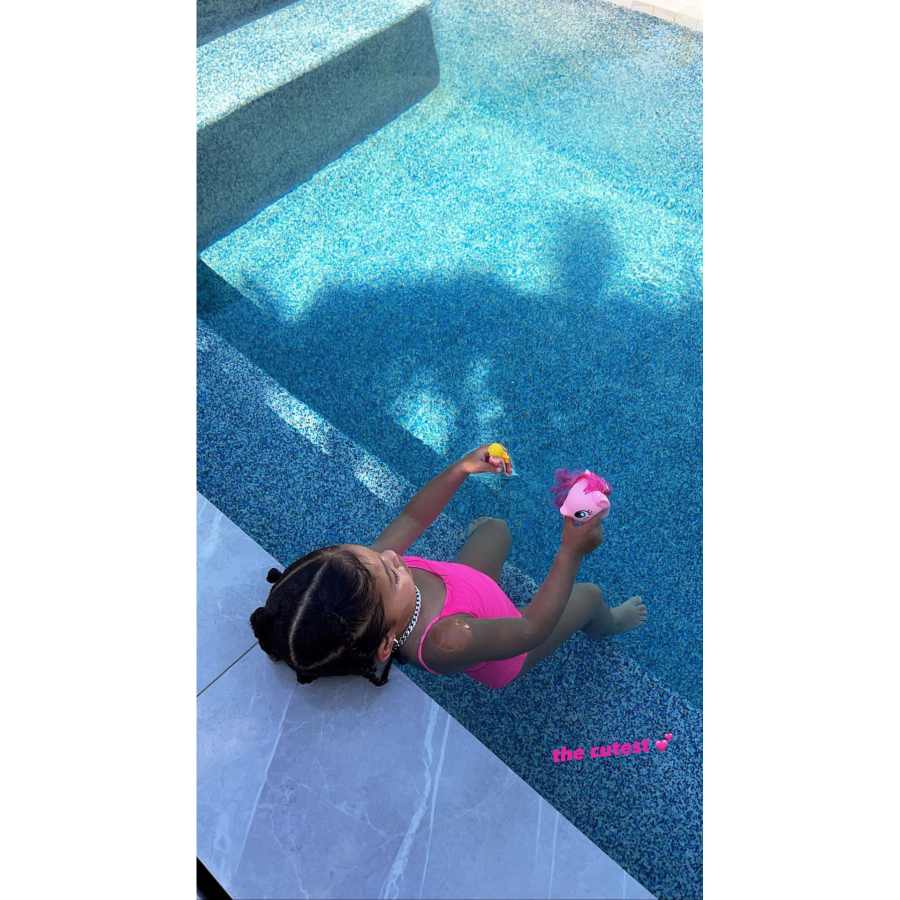 Pool Play See Kylie Jenner and Travis Scott’s Daughter Stormi’s Album