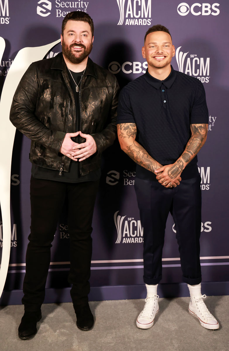 Academy of Country Music Awards Red Carpet Arrivals - Chris Young and Kane Brown