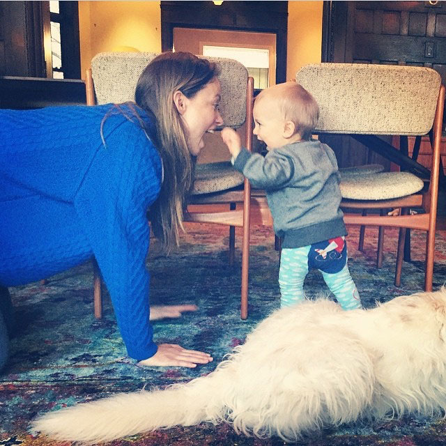 April 2015 Jason Sudeikis Instagram Jason Sudeikis and Olivia Wilde Family Photos