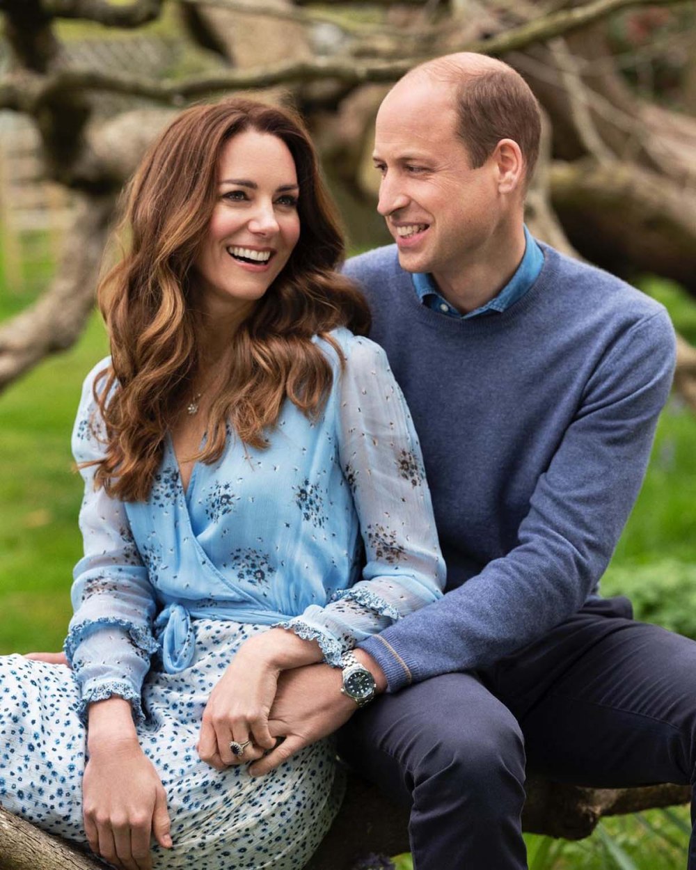 10 Years William Kate Are All Smiles New Anniversary Portrait