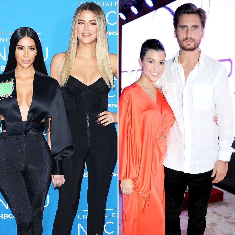 Kim and Khloe Kardashian Set Up Exes Kourtney Kardashian and Scott Disick on a Date on KUWTK
