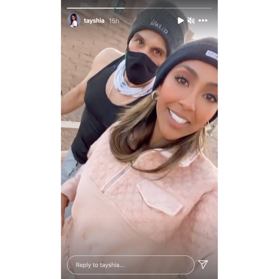 Zac Clark Visits Tayshia Adams During Bachelorette Filming