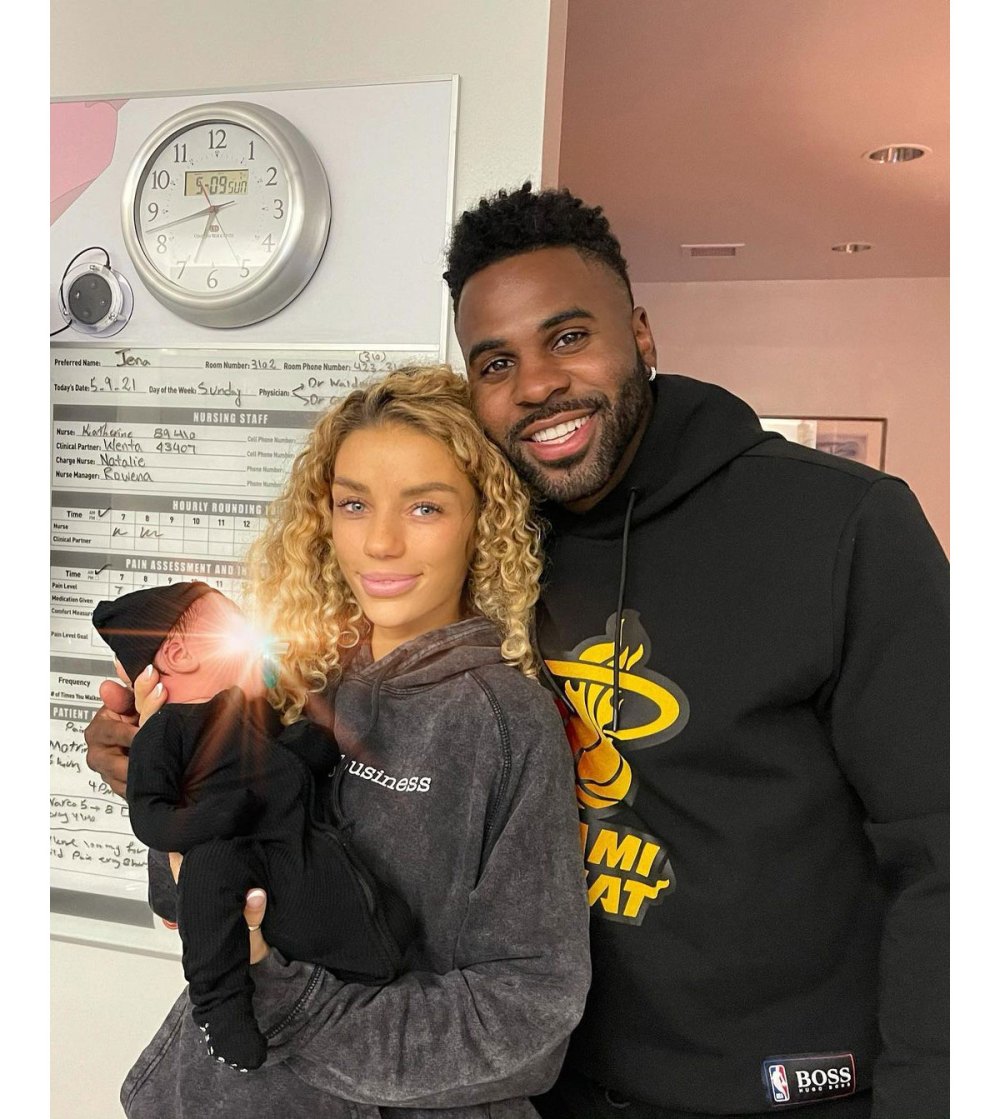 Jason Derulo and Jena Frumes Jason King Derulo Born Baby