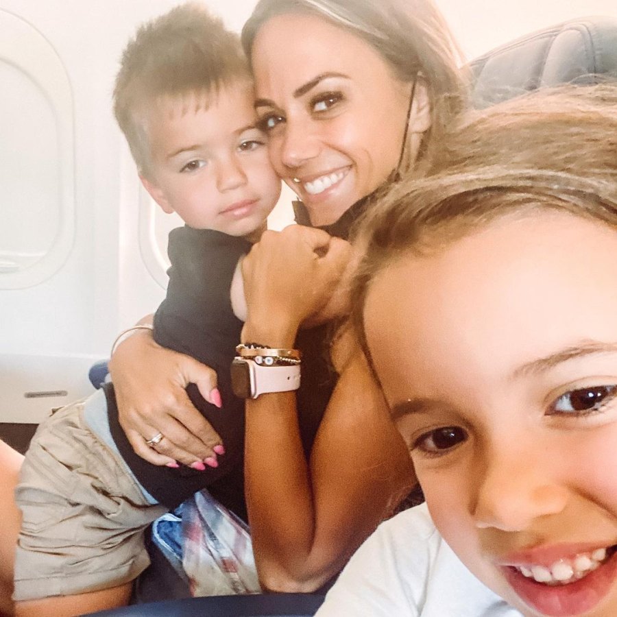 Plane Pic! See Jana Kramer's Sweetest Photos With Daughter Jolie and Son Jace