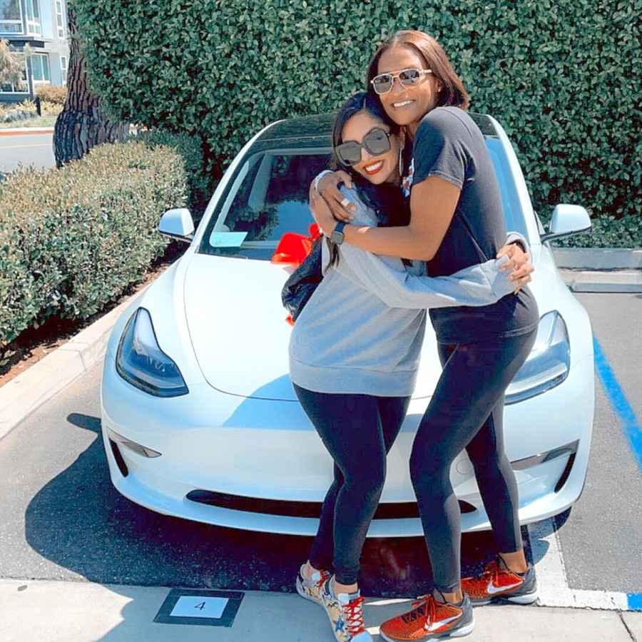 Vanessa Bryant Surprises Her Sister-in-Law With Tesla Sharia Washington
