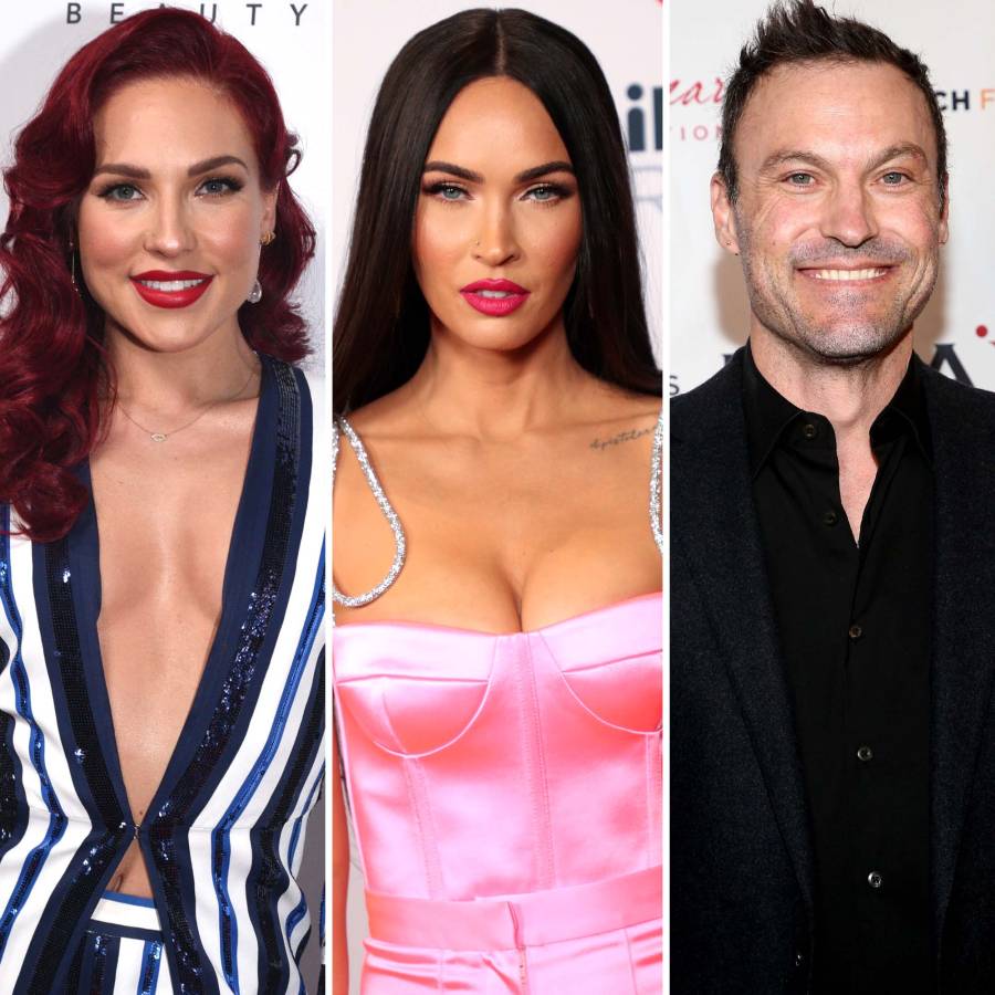 Megan Fox Sharna Burgess Brian Austin Green Celebs Who Support Their Exes New Relationships