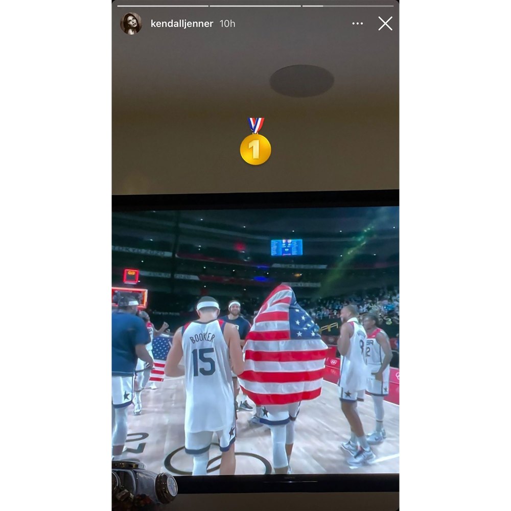 Kendall Jenner Supports BF Devin Booker After Olympic Gold Medal Finish