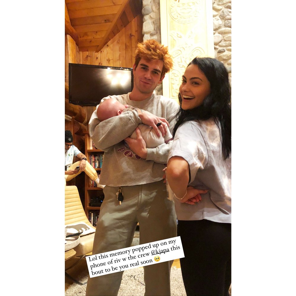 Vanessa Morgan Shares Sweet Shot Riverdale Costars Meeting Son River