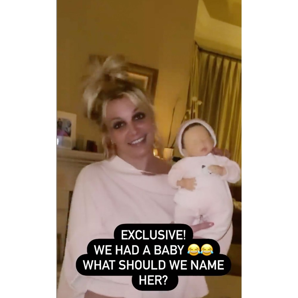 Britney Spears Sam Asghari Joke About Having Baby Picking Name