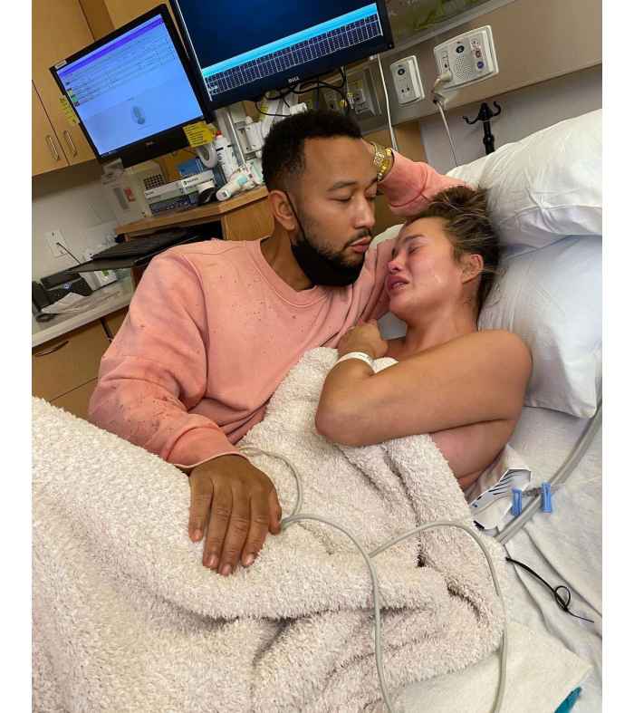 Chrissy Teigen Posts Emotional Tribute to Son She Almost Had 1 Year After Pregnancy Loss John Legend