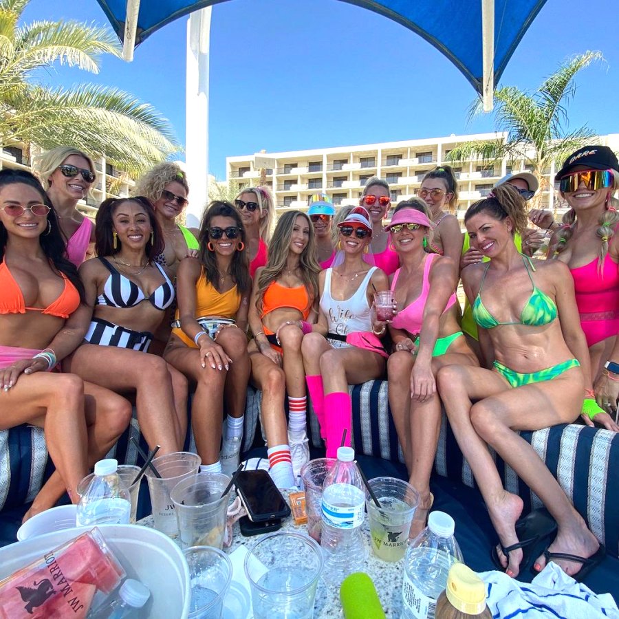 Inside Heather Rae Young and Tarek El Moussa’s ‘80s-Inspired Joint Bachelor and Bachelorette Bash in Palm Desert