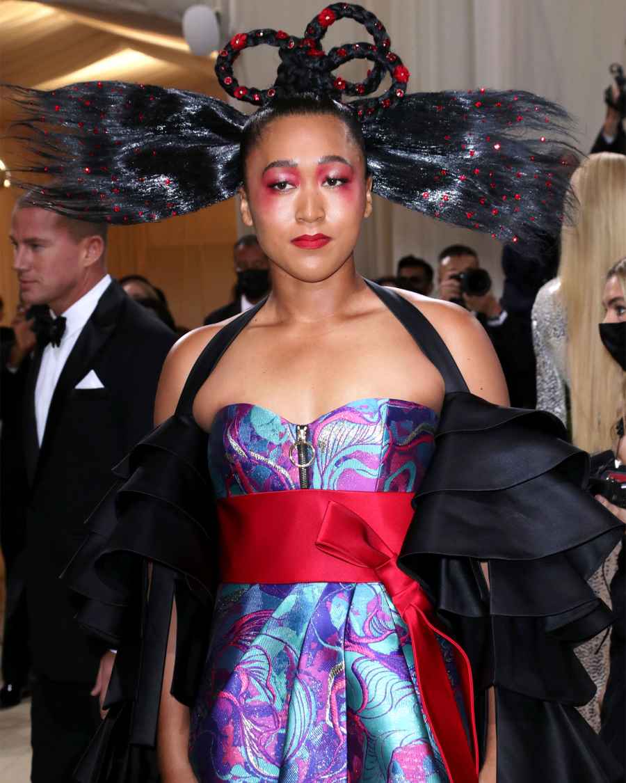 Met Gala 2021 Naomi Osaka Arrives at the Met Gala — and Her Look Has Us Speechless