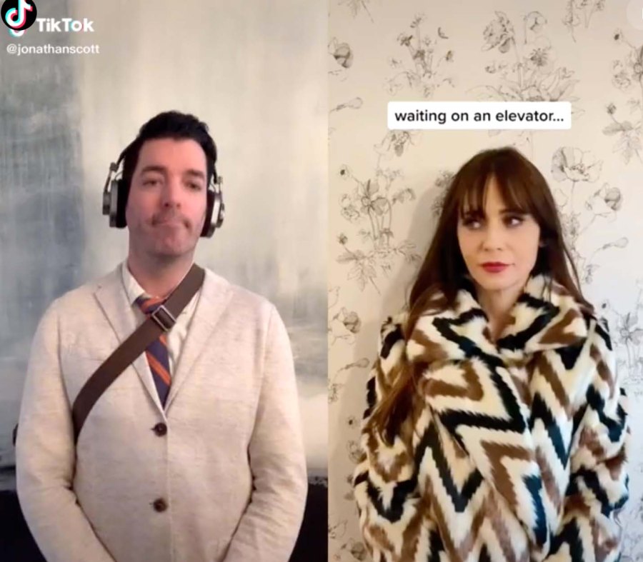 Zooey Deschanel Jonathan Scott Recreate 500 Days Summer' Scene