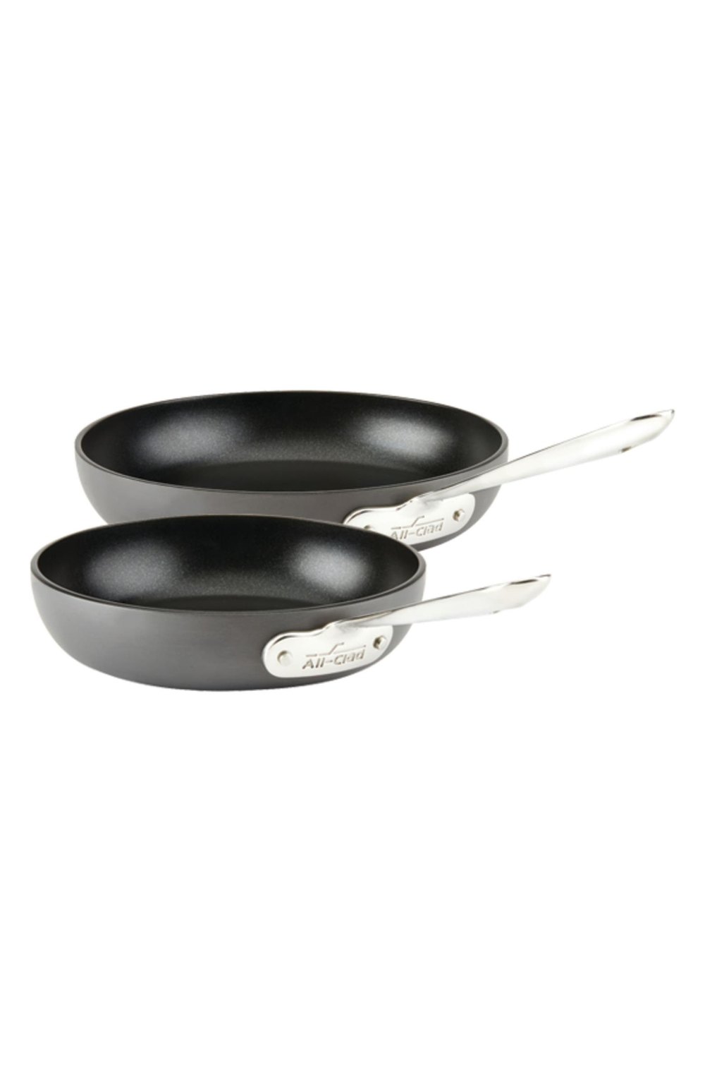 All-Clad 8-Inch & 10-Inch Hard Anodized Aluminum Nonstick Fry Pan Set