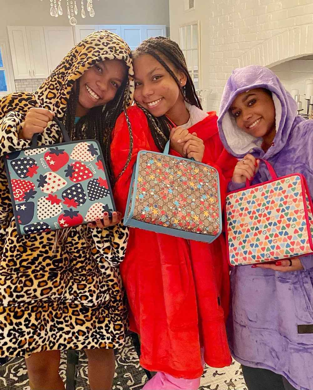 Nicki Minaj Surprises RHOP Star Gizelle Bryant Daughters With Gucci Bags
