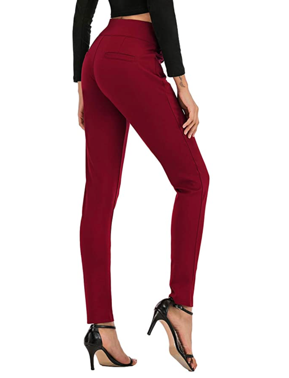 neezeelee Comfort Stretch Slim Fit Skinny Pull on Pants