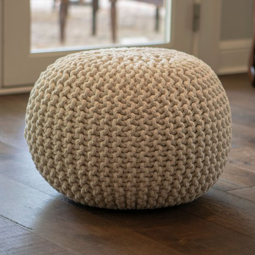 round pouf