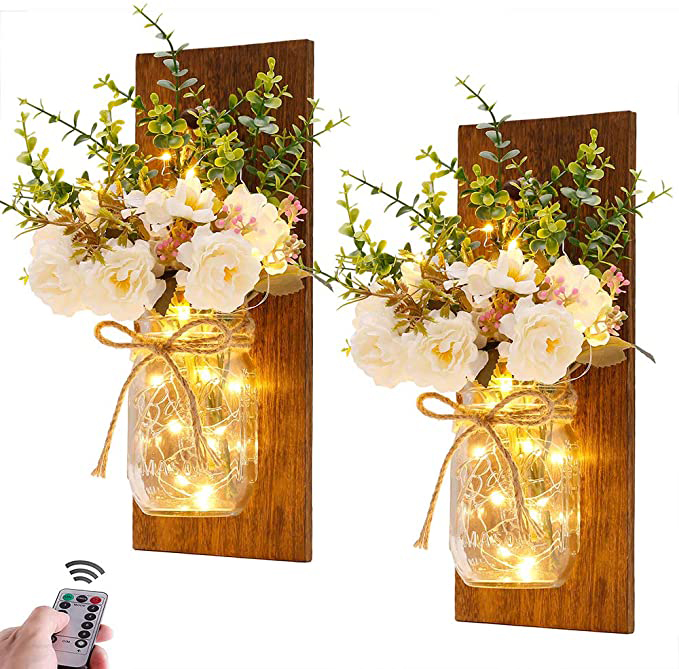 rustic sconces