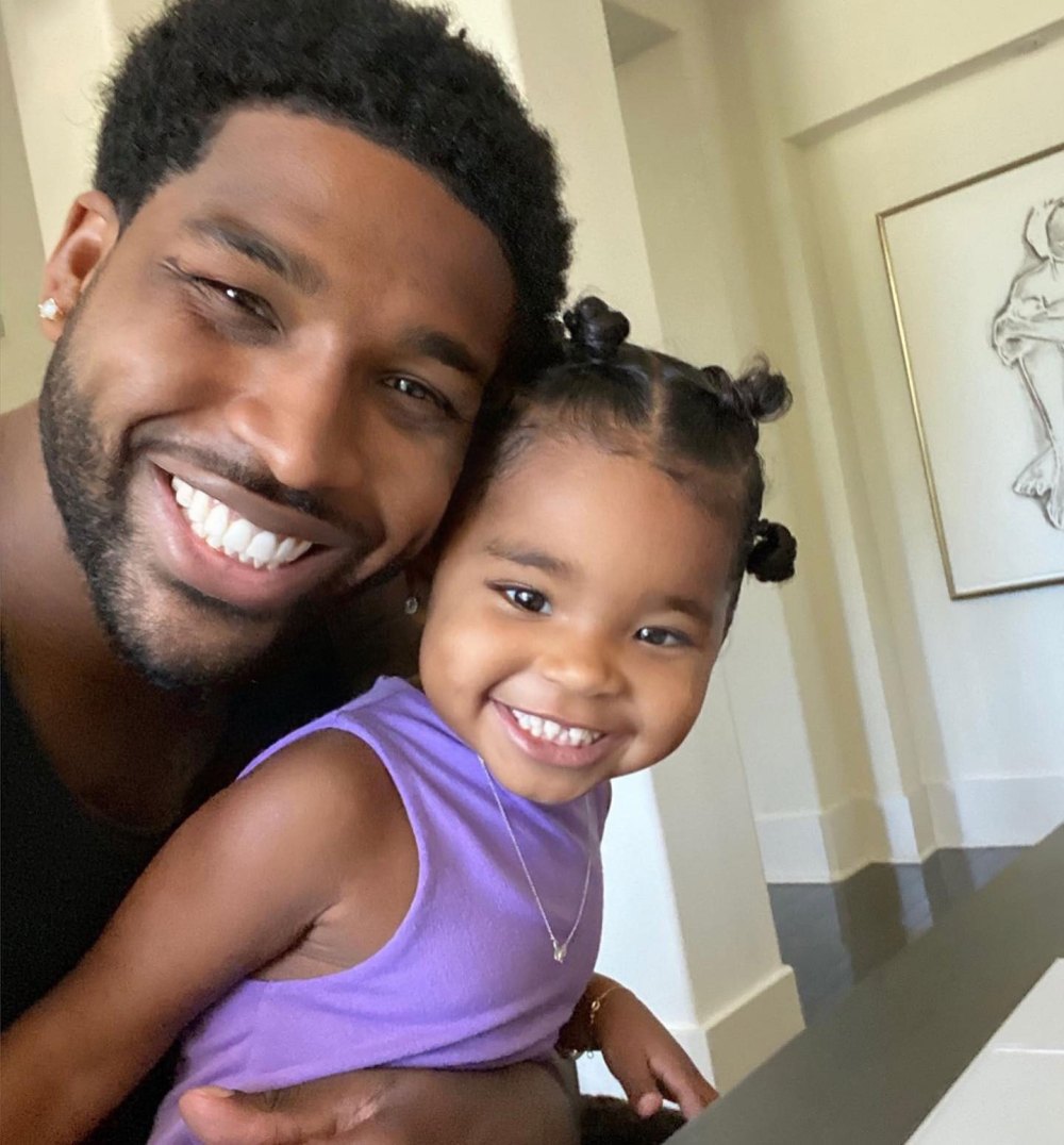 Tristan Thompson Has Dinner With Daughter True
