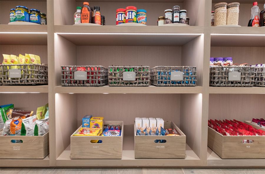 Inside Khloe Kardashian's Super Organized Pantry: See Photos of Her Labeled Snacks, Display Dishes and More