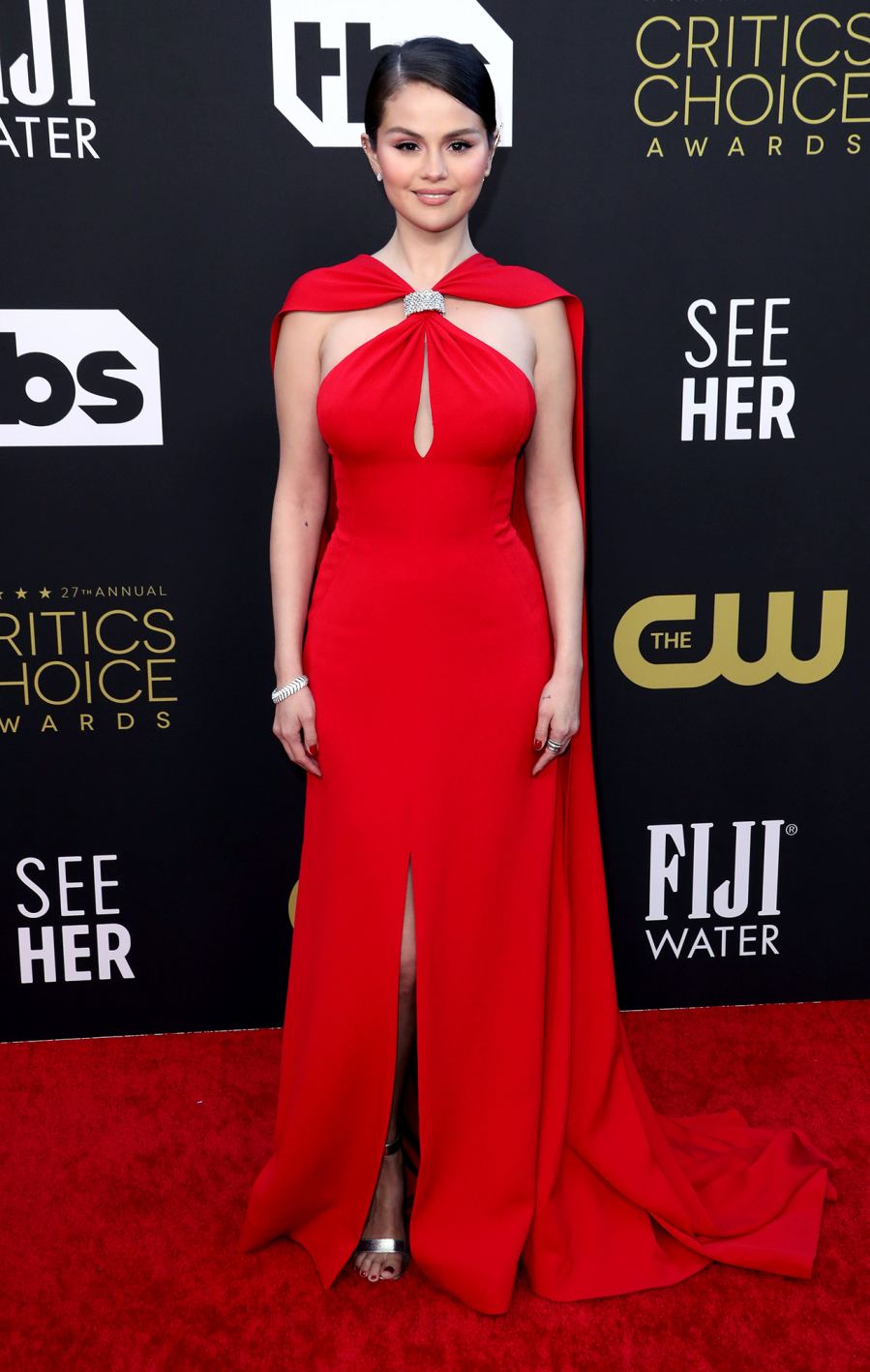 Selena Gomez Critics Choice Awards 2022 Red Carpet Fashion