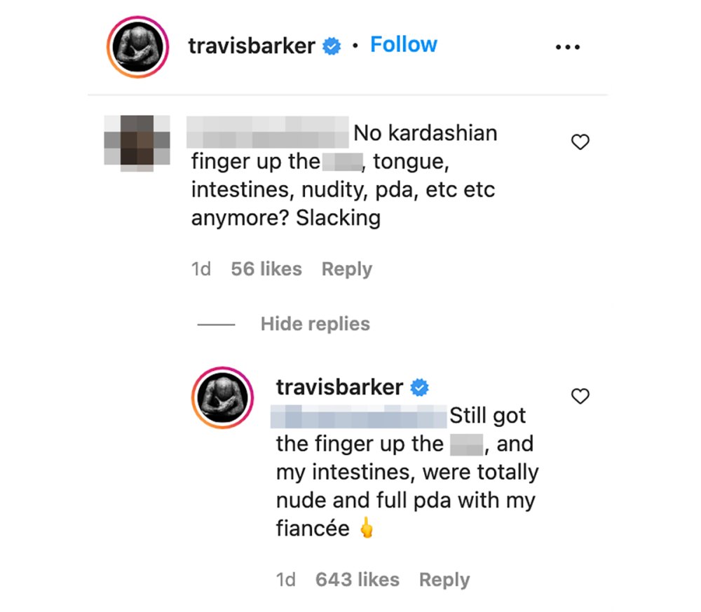 Travis Barker Slams Criticism of Kourtney Kardashian PDA 4